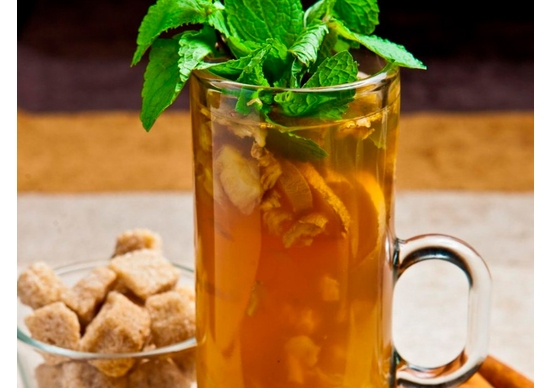 Имбирный чай с мёдом